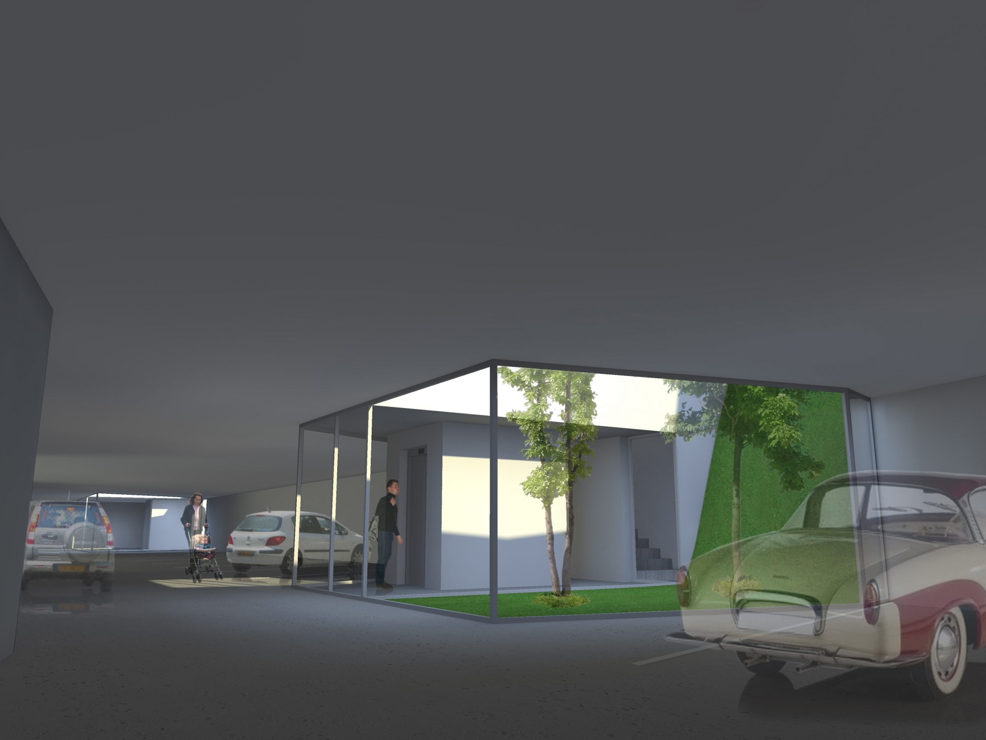 Garage enterré