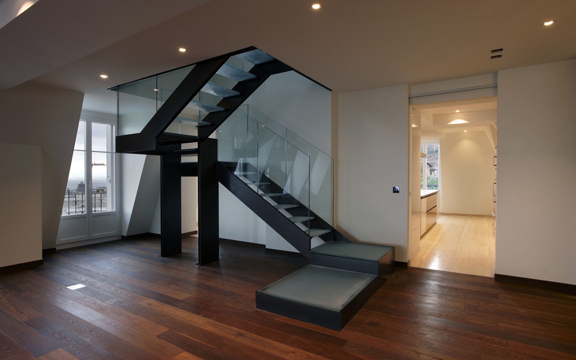 escalier ouest