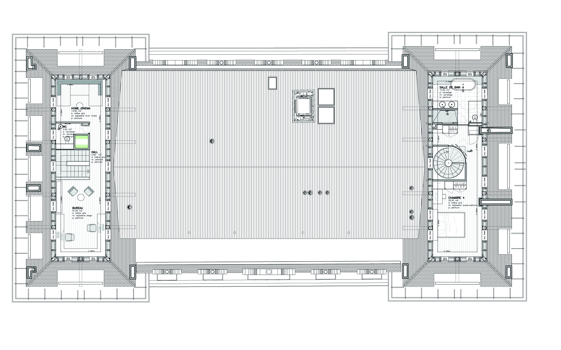plan du 2ème étage