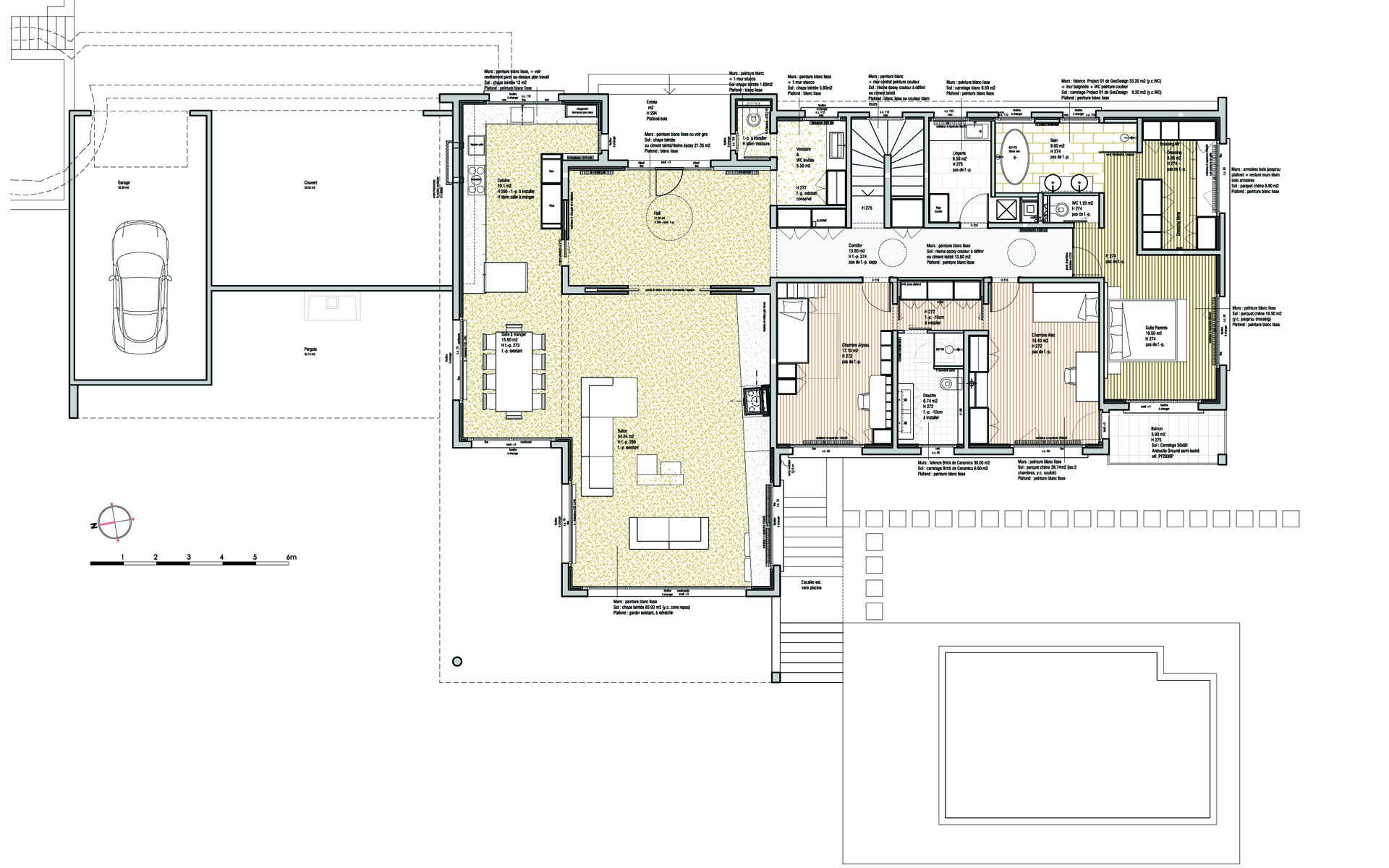 plan du rez-de-chaussée